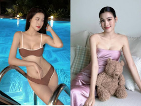 Mỹ nhân Quảng Trị bị "ném đá" khi đăng quang Á hậu, tuổi 24 khiến ai nấy nín thở vì mê mặc trễ nải khoe "đồi núi" trập trùng