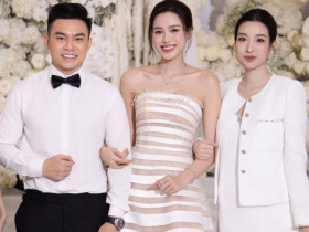 Chiếc váy khiến Đỗ Mỹ Linh vướng tin đồn "có tin vui" khi đi cưới Đỗ Hà