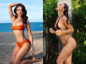 Cô gái siêu vòng ba "không đội trời chung" với Phạm Hương thi mãi mới thành Á hậu, mê mặc mỏng tang khoe body đẹp như tạc tượng