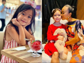 Con gái lai Thuỵ Điển của nữ ca sĩ nổi tiếng xinh như thiên thần, nói được ba thứ tiếng, gây chú ý vì làn da trắng hồng