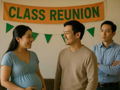 Đi họp lớp cùng vợ, thấy bạn trai cũ của cô ấy giống con trai mình, tôi lập tức ly hôn