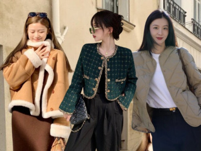 Chị em cao dưới 1m60 đừng mặc áo khoác dài, thay bằng 4 kiểu áo dáng ngắn này hóa thành 1m70 lại sành điệu