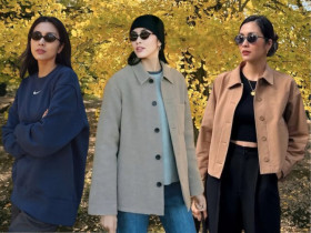 Thế nào là đỉnh cao phối đồ? Dâu hào môn Hà Tăng chỉ mặc áo với quần mà phối ra 1001 set đồ thu đông sang xịn