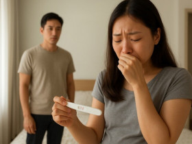 Lầm lỡ với người cũ trước ngày cưới, khi que thử thai hiện 2 vạch chồng nói 1 câu khiến tôi xấu hổ