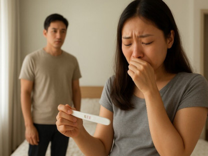 Lầm lỡ với người cũ trước ngày cưới, khi que thử thai hiện 2 vạch chồng nói 1 câu khiến tôi xấu hổ