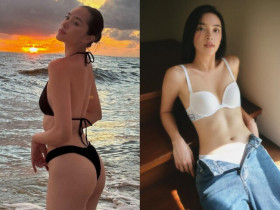 "Em dâu hụt" của Tăng Thanh Hà thi Hoa hậu hai lần đều trắng tay, tuổi 27 mặc mỏng tang khoe ba vòng căng đét