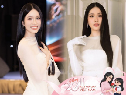 Á hậu Phương Anh: “Chồng là hậu phương vững chắc giúp tôi yên tâm giảng dạy”