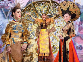 Hương Giang mặc áo dài trắng tinh tại Miss Universe, nhìn lại 4 lần áo dài Việt thắng giải Trang phục dân tộc đẹp nhất