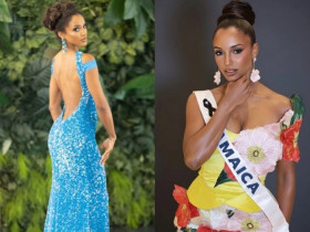 Đối thủ của Hương Giang trượt ngã trên sân khấu Miss Universe, phải rời đi bằng cáng: Tình trạng hiện tại thế nào? 