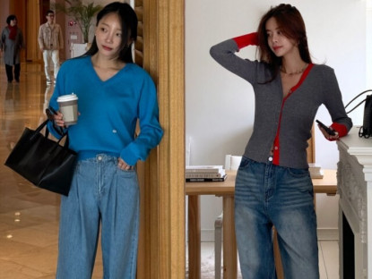 Áo len cứ phối với 2 kiểu quần này là đẹp "bất bại", diện đi đâu cũng chuẩn không phải bàn