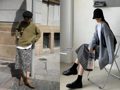 3 kiểu chân váy suông thu đông giúp nàng kéo chân dài chẳng thua váy ngắn lại phối được nhiều kiểu áo