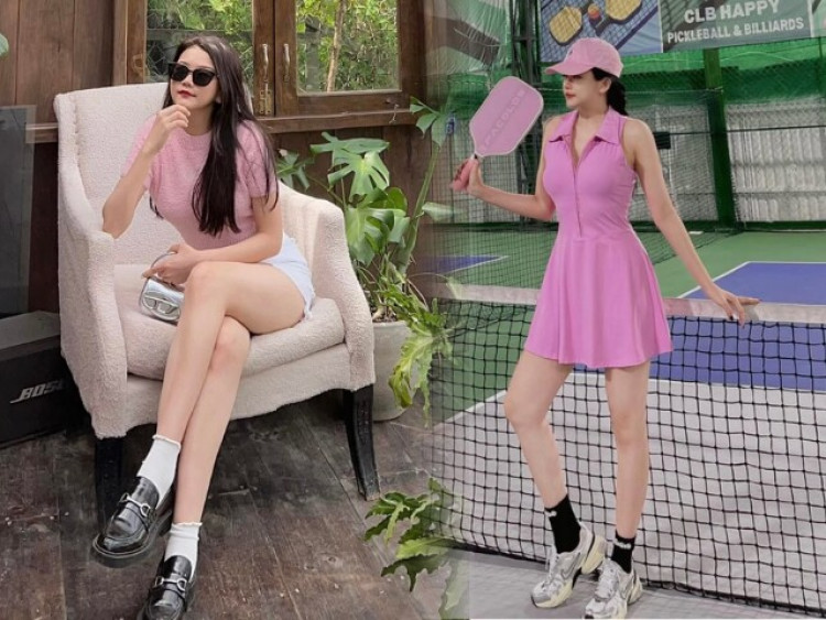 Em gái kín tiếng của Phan Như Thảo có đôi chân dài như người mẫu, ăn mặc sành điệu hơn cả chị 