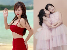 Gái làng chơi trong "Quỳnh búp bê" 20 tuổi lấy chồng, giờ U40 làm mẹ đơn thân đẹp bốc lửa, 2 con gái cực phẩm