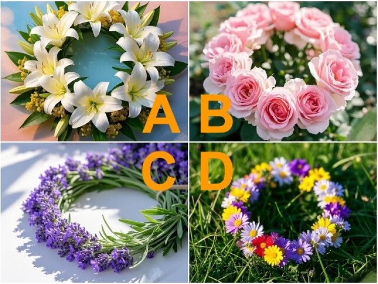 Trắc nghiệm: Người bạn đời tương lai của bạn như thế nào? Chọn một vòng hoa là biết ngay