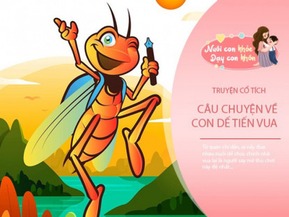 Truyện cổ tích: Con dế tiến vua