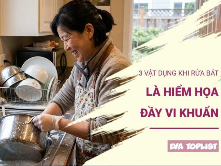3 vật dụng khi rửa bát tưởng vô hại nhưng là ổ vi khuẩn đáng sợ