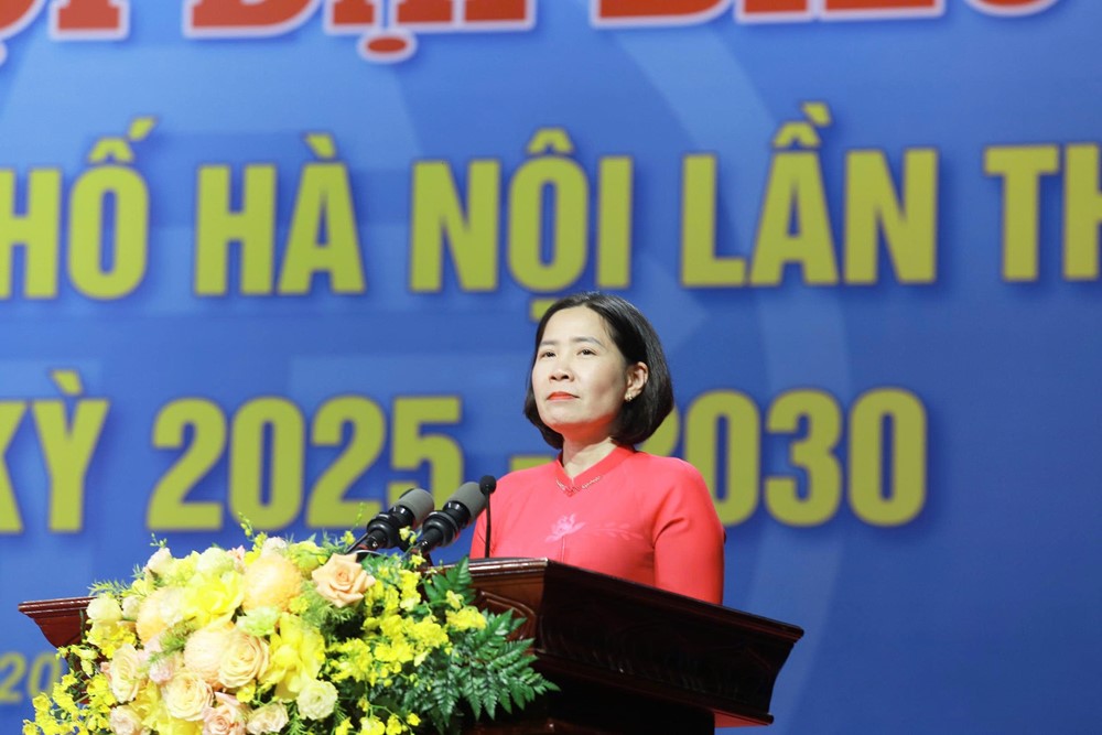 Bế mạc Đại hội Đại biểu Phụ nữ thành phố Hà Nội lần thứ XVII, nhiệm kỳ 2025-2030 - 1