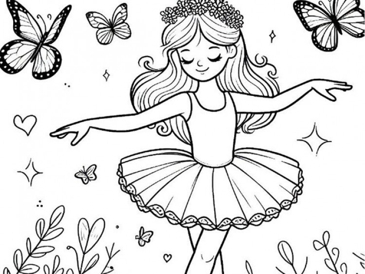 Top 20 tranh tô màu búp bê Barbie được bé gái yêu thích nhất