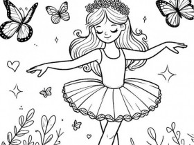 Top 20 tranh tô màu búp bê Barbie được bé gái yêu thích nhất