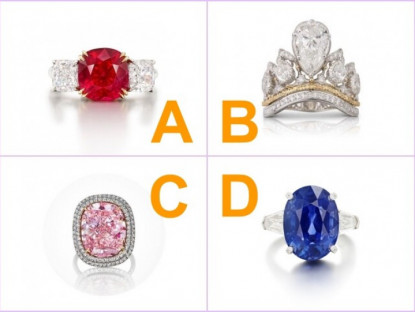 Trắc nghiệm: Bạn có mệnh lấy chồng đại gia không? Chọn một chiếc nhẫn biết ngay bạn có bao nhiêu % làm phu nhân hào môn