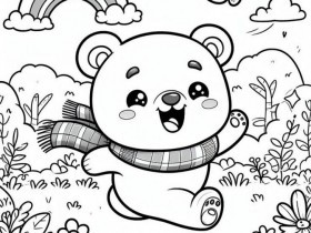 20 bức tranh tô màu chú gấu "siêu dễ thương", giúp bé chơi vui và phát triển trí tưởng tượng