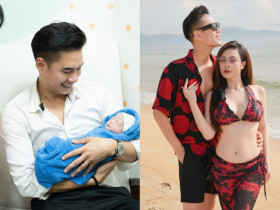 "Tình trẻ" một thời của Quỳnh Nga đón con đầu lòng sau 1 năm cưới, được 2 con riêng của vợ yêu quý