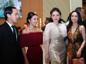 Mỹ nhân Việt lên đồ sang chảnh dự đám cưới Tiên Nguyễn: 2 con dâu nhà tỷ phú một 9 một 10, Quỳnh Anh Shyn hở bạo