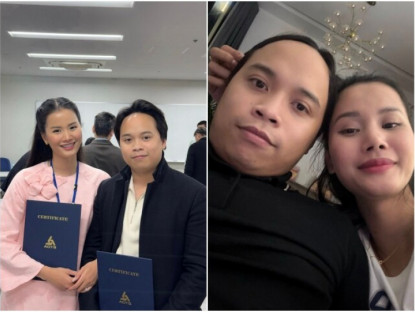 Phản ứng của người đẹp 4 lần thi hoa hậu khi chồng thiếu gia bị chê bai nhan sắc