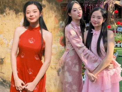 Thanh Thủy có cô em gái kín tiếng xinh từ bé, được kỳ vọng "nối gót" chị thi hoa hậu