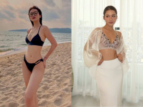 Hot girl Việt được báo Hàn tung hô là "bản sao Song Hye Kyo", toàn "mặc như không" khoe dáng đẹp mướt mắt