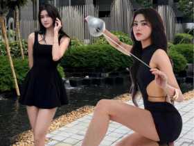 "Hoa khôi đấu kiếm" được ví như bản sao của Hoa hậu Đỗ Thị Hà, sở hữu "cặp kiếm Nhật" thon dài đẹp hút hồn
