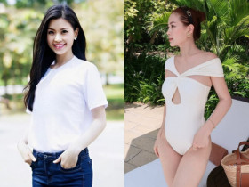 Á hậu Việt Nam có gương mặt đẹp nhất từ chối thi Miss Universe, được chồng rước bằng siêu xe 10 tỷ giờ ra sao?