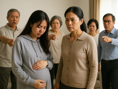 Con gái 20 tuổi đang đi học thì có bầu, cả họ mắng tôi không ra gì