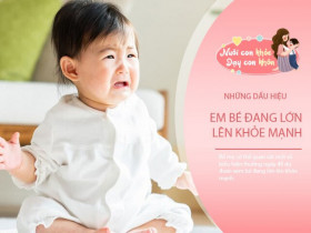 Khi em bé khóc là đang lớn, hiểu đúng để bố mẹ yên tâm chăm con nhàn hơn