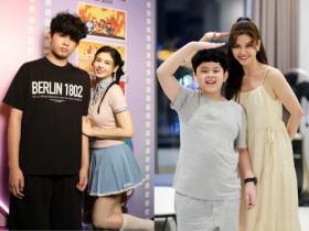 Nhận không ra con trai Trương Quỳnh Anh trong clip xuất hiện cùng mẹ: 13 tuổi cao 1m8, "lột xác" nhờ giảm cân