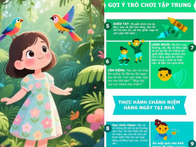 Infographic: Dạy con sống chánh niệm từ bé, món quà cho tuổi thơ bình an và tương lai hạnh phúc