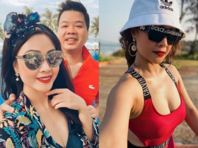 Bà xã danh ca nhạc đỏ U50 trẻ như gái 18, 2 con thừa hưởng gen trội, con trai út được ví như "giáo sư"