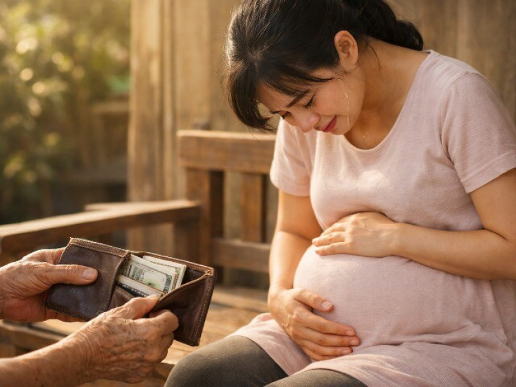 Về quê vay mẹ tiền đi đẻ, lúc mẹ mở ví tiền tôi khóc nức nở
