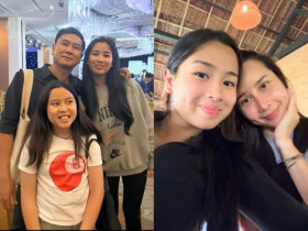 Hồ Hoài Anh khoe ảnh hạnh phúc bên 2 con gái, ái nữ đầu lòng nay xinh đẹp giống mẹ Lưu Hương Giang