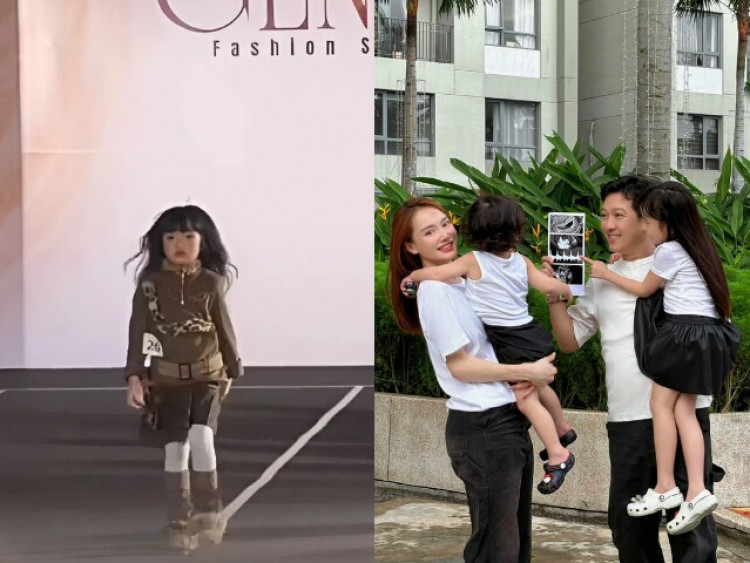 Con gái Trường Giang và Nhã Phương 6 tuổi đã "đắt show", lên sàn diễn thần thái không thua bố mẹ