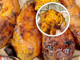 Cách nướng khoai róc vỏ, tươm mật của mẹ đảm, nhìn chỉ muốn làm thử ngay!