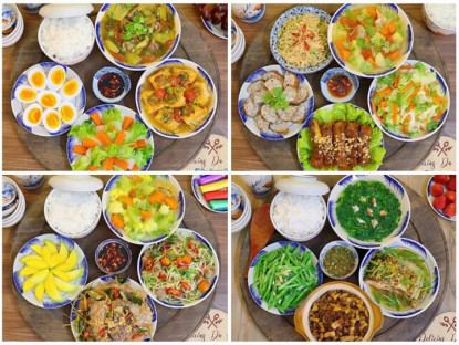 Nhìn 15 mâm cơm này mới hiểu vì sao bữa cơm nhà luôn là điều đáng nhớ