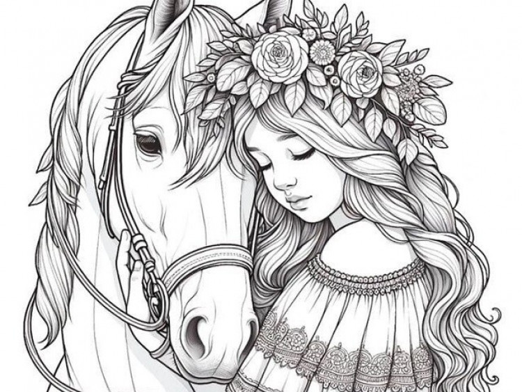 Tranh tô màu Ngựa dũng mãnh, cách trẻ mầm non cảm nhận con giáp năm mới 2026 bằng sắc màu