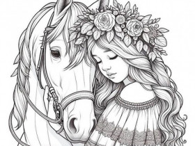 Tranh tô màu Ngựa dũng mãnh, cách trẻ mầm non cảm nhận con giáp năm mới 2026 bằng sắc màu