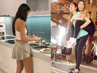 Người đẹp từng được Tăng Thanh Hà cõng trên lưng: Ôm bụng bầu đi bán hàng giảm giá ở Mỹ, U40 vẫn đẹp nuột nà