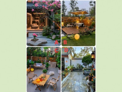 Trắc nghiệm: Chọn một sân nhỏ bạn thích nhất, đáp án sẽ tiết lộ hình ảnh của bạn trong mắt đàn ông