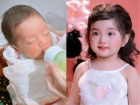 Bé gái chào đời chỉ nặng 2kg nay xinh xắn có đôi mắt "biết nói", ngoại hình thiên thần "vượt gen" bố mẹ