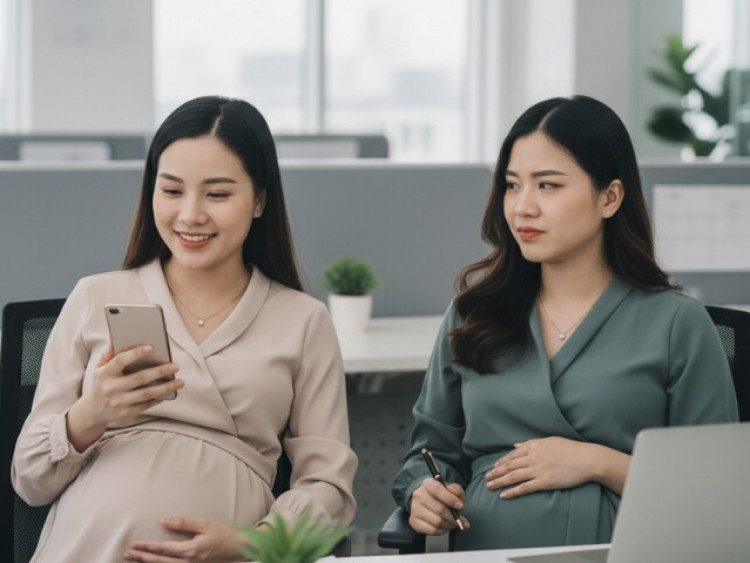 Tôi và em đồng nghiệp mình ghét có bầu cùng lúc, ngày bố hai đứa bé gặp nhau tôi phát hoảng