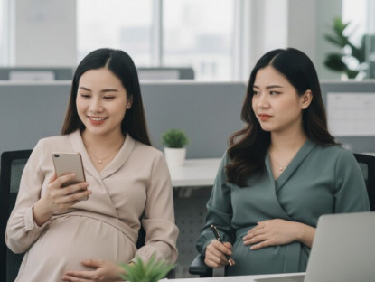 Tôi và em đồng nghiệp mình ghét có bầu cùng lúc, ngày bố hai đứa bé gặp nhau tôi phát hoảng