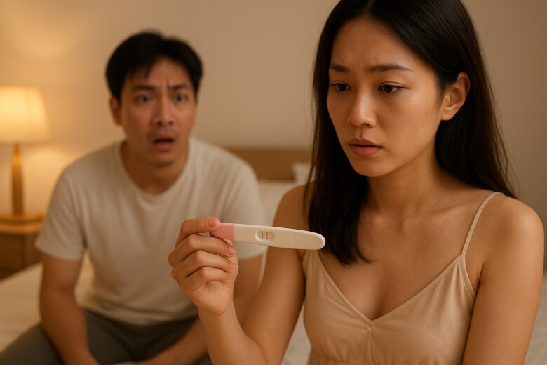 Anh bảo có bầu thì cưới, lúc tôi khoe que thử tha 2 vạch, anh nói đúng 2 từ - 1